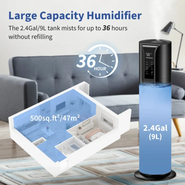 Cool mist humidifiers for bedroom - Image 6