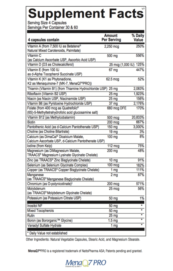 Alpha Base Capsules withOUT Iron 240ct - Image 2