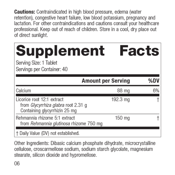 Adrenal Complex 120 Tablets - Image 2