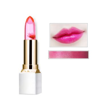 7881 gw3b81 Transparent Natural Flower Color Change Jelly Lipstick