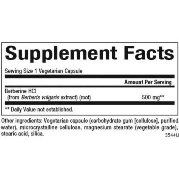 WellBetX Berberine 500 mg 60 vegcaps - Image 2