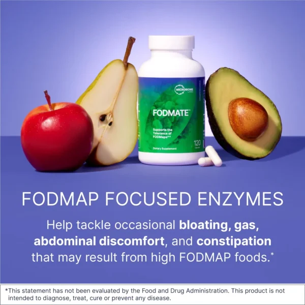 FODMATE Digestive Enzymes 120 Capsules - Image 2