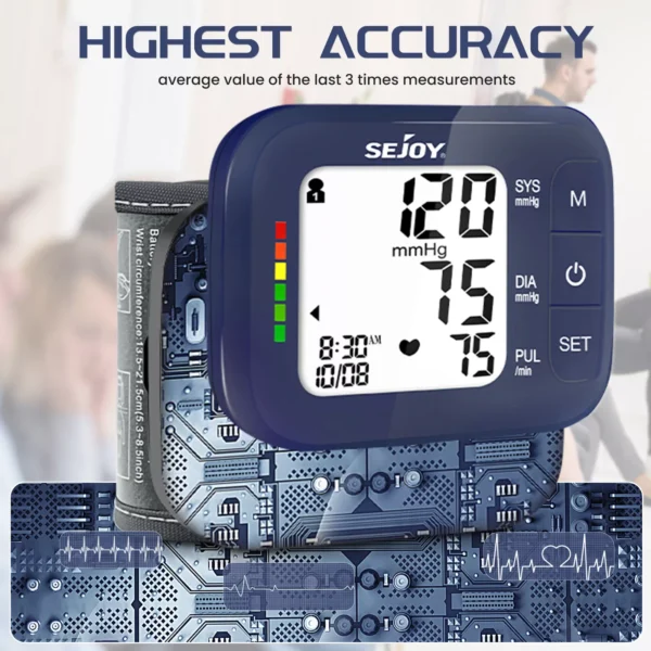 Digital Wrist Blood Pressure Monitor - Image 2