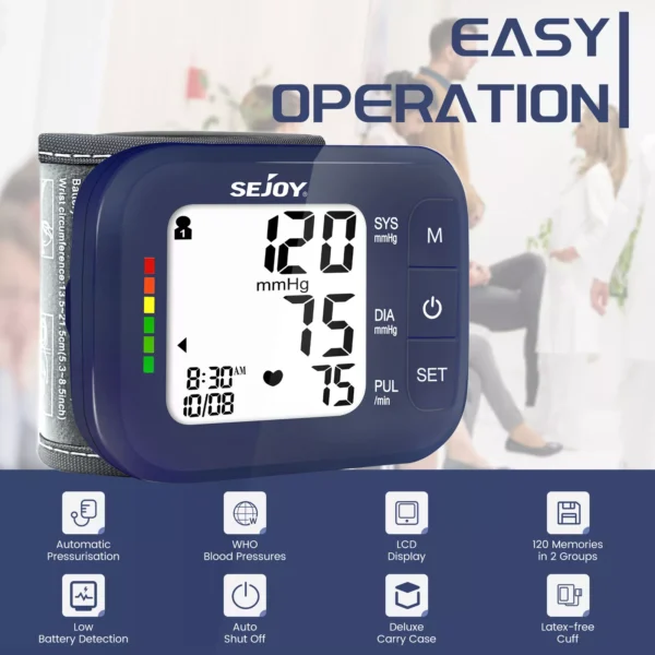 Digital Wrist Blood Pressure Monitor - Image 6