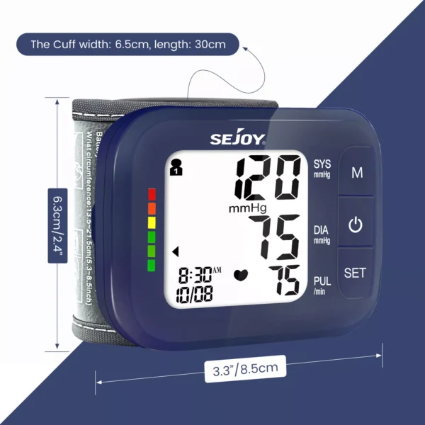 Digital Wrist Blood Pressure Monitor - Image 7