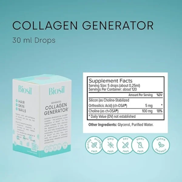 Collagen Generator ch-OSA 30ml NF Liq Biosil - Image 2