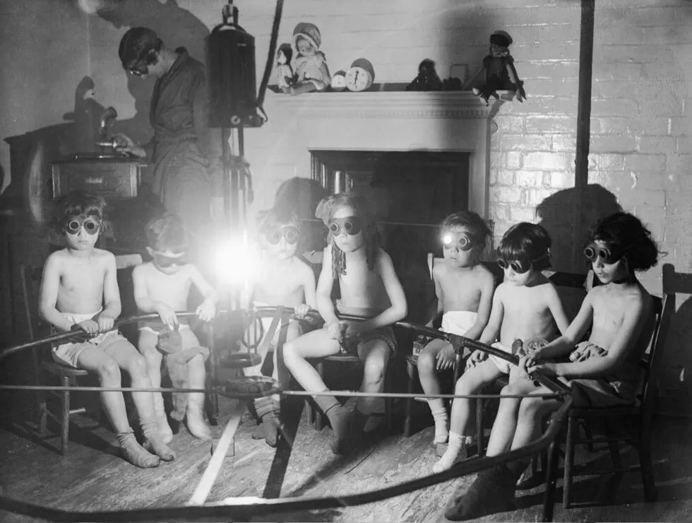 Light therapy history