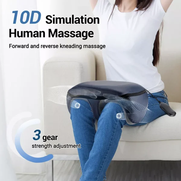 Foot Massager Machine Shiatsu Heat Deep Kneading - Image 10