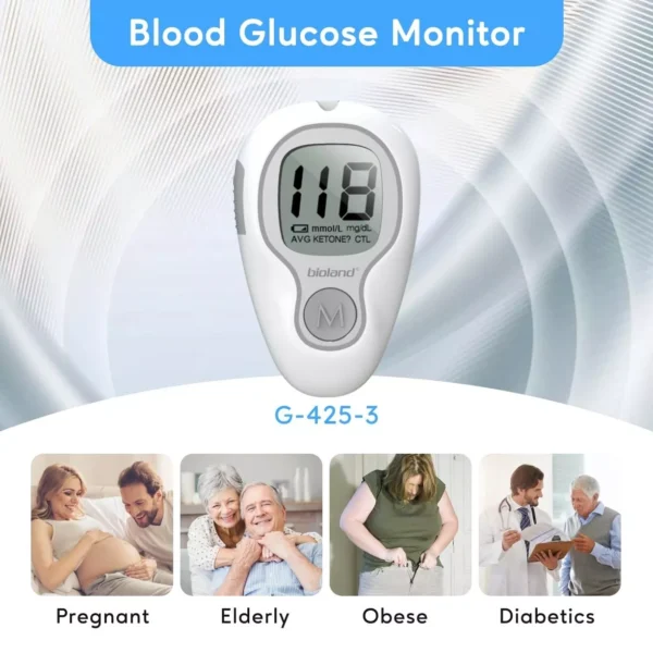 Blood Glucose Monitor Diabetes Test Kit - Image 2