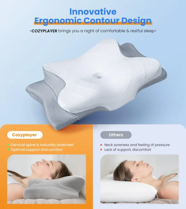 Ultra Pain Relief Cooling Pillow - Image 2