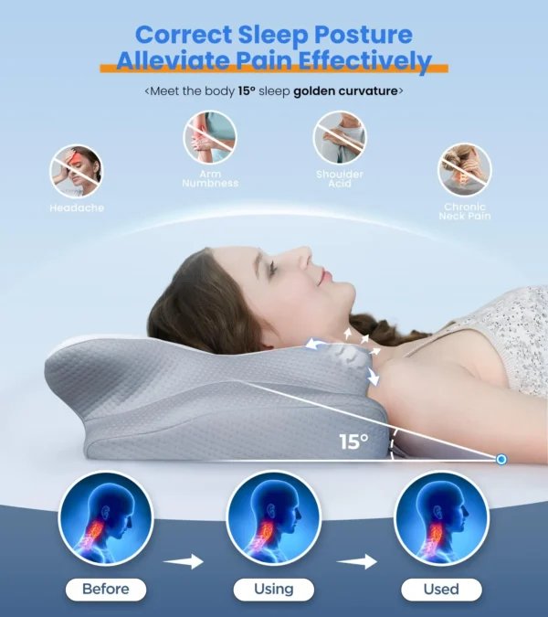 Ultra Pain Relief Cooling Pillow - Image 3