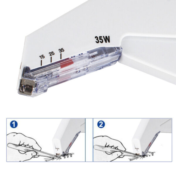 Medical Skin Stapler, 35 W Preloaded Staples, 10/Box - Image 2