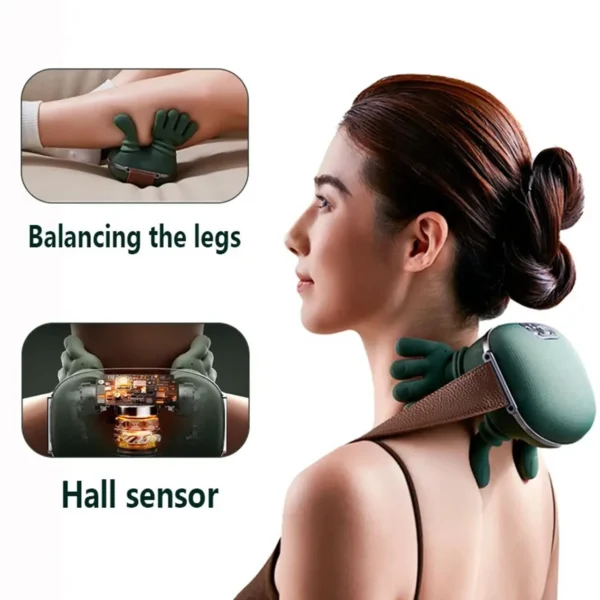 New Neck Shoulder Massager Deep Tissue Shiatsu - Image 3