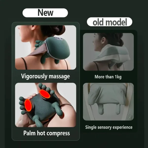 New Neck Shoulder Massager Deep Tissue Shiatsu - Image 8